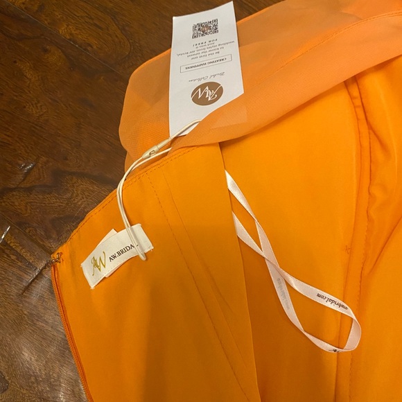 AW Bridal Chiffon Bridesmaid Dress 10 - Picture 6 of 8